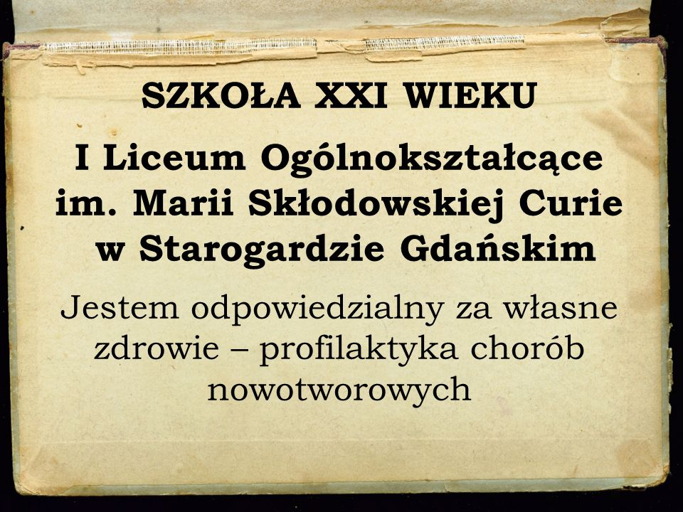 SZKOŁA XXI WIEKU I Liceum Ogólnokształcące im ppt pobierz